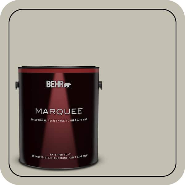 BEHR MARQUEE 1 gal. #N350-3 Biking Trail Flat Exterior Paint & Primer