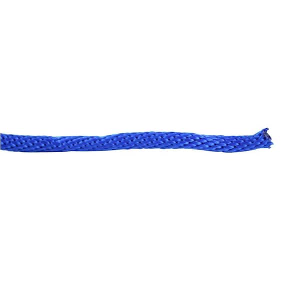 Everbilt 1/2 in. x 250 ft. Polypropylene Solid Braid Rope, Blue 70330