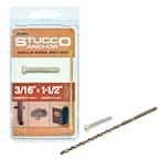 Itw SAMMYS Concrete Screw, 3/16" Dia., Round, 1 1/2 In L, Stainless