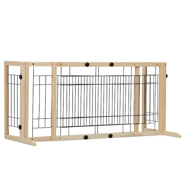 Adjustable dog outlet fence