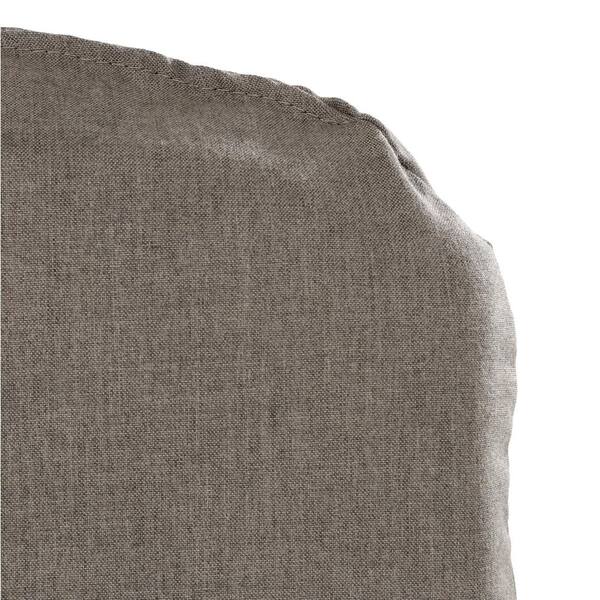 Contoured Chair Cushion - Gray, Size 18 in. x 18 in. x 3 in., Sunbrella | The Company Store