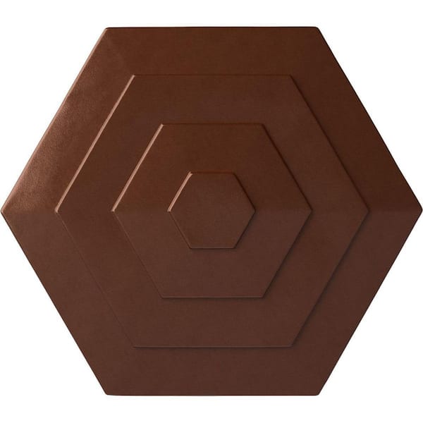 Ekena Millwork 23-1/4 in. x 7/8 in. Woodruff Urethane Ceiling Medallion, Copper Penny