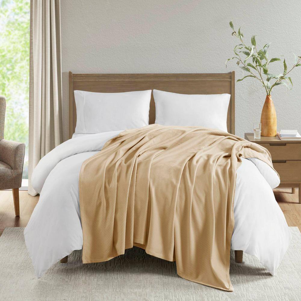 Linen Luxe Full/Queen 100% Cotton Liquid Comfort Blanket
