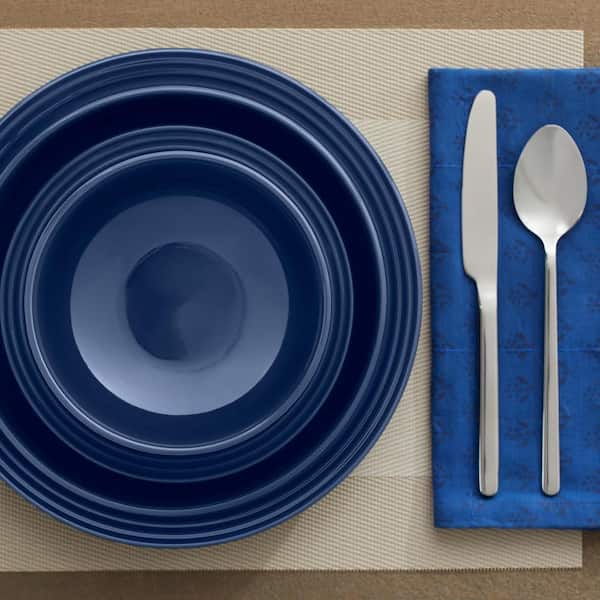 dwell six, Dining, Nice Blue Dinnerware Set Of 4 Salad Plates New In Box  Never Used Brand Is Dwell