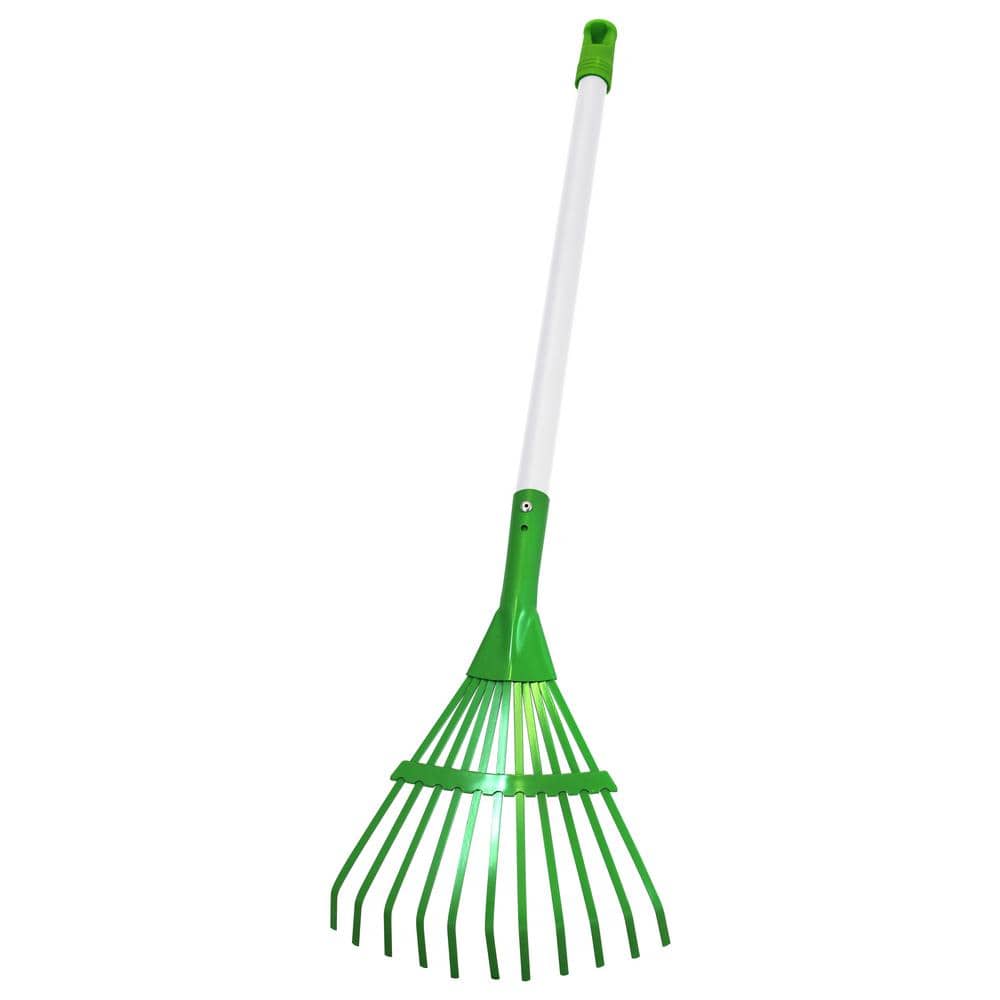 Emsco Little Diggers 28 in. Kids Metal Lawn Rake Garden Tool9049M1
