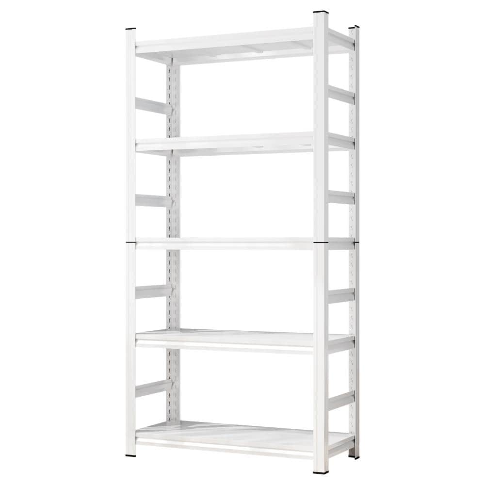 "71"" H Adjustable Pantry Organizer, 2000LBS 5-Tier Shelving Unit, Scratch-Resistant And Wear-Resistant Panels in White" price history on PriceWatchPro