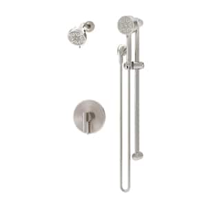 Dia HydroMersion Shower Faucet Trim Kit Wall Mounted with Single Handle and Hand Spray - 1.5 GPM (Valve not Included)