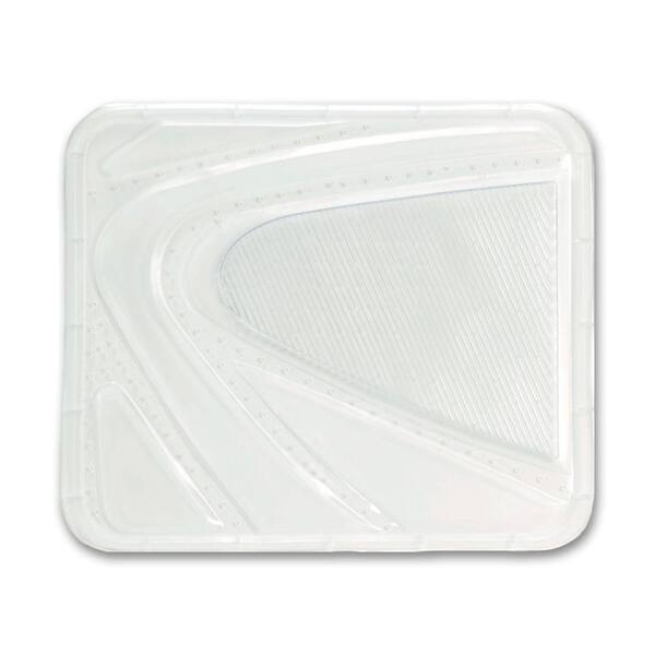 Kraco 4 Piece Clear Trimmable Vinyl Mat Set R5704A93 The Home Depot