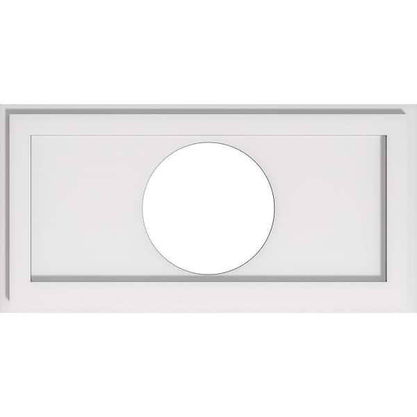 Ekena Millwork 1 in. x 22 in. x 11 in PVC Medallion Moulding