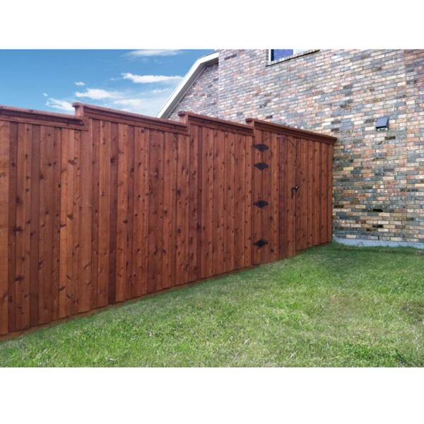 1 In X 6 In X 8 Ft 2 Wood Western Red Cedar Pre Stained Fence Picket Lsrbrcf21608 The Home Depot 1 In X 6 In X 8 Ft 2 Wood Western Red Cedar Pre Stained Fence Picket Lsrbrcf21608 The Home Depot