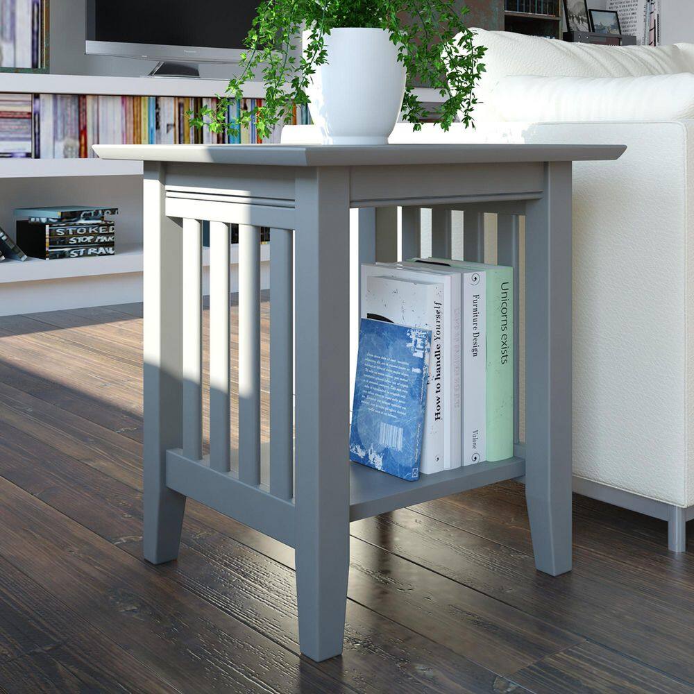 Mission Walnut End Table - thumbnail 5