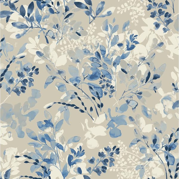 Willow Wood Luna Botanical Vinyl Peel and Stick Wallpaper Roll (Covers 30.75 sq. ft.)