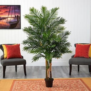 6 ft. Areca Palm Artificial Tree (Real Touch)