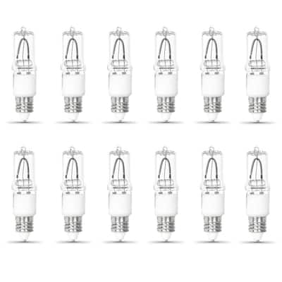 Feit Electric 50-Watt Equivalent T4 Mini Candelabra E11 Base Dimmable ...