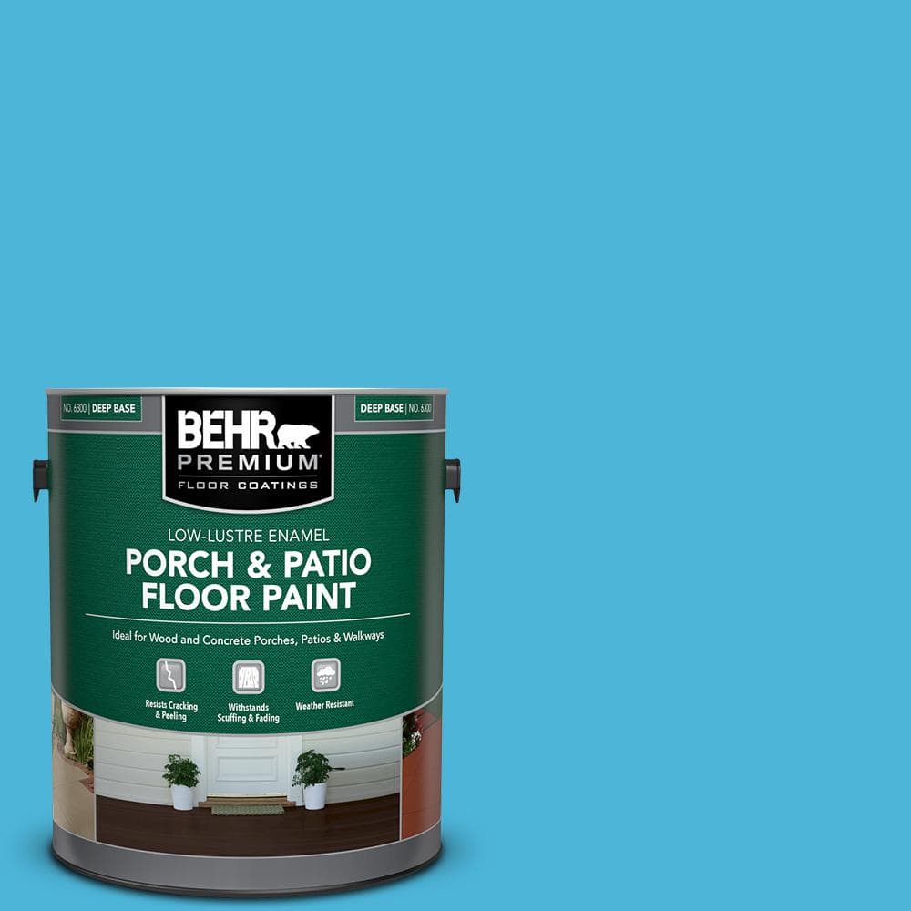 1 gal. #P490-4 Aztec Sky Low-Lustre Enamel Interior/Exterior Porch and Patio Floor Paint price history on PriceWatchPro