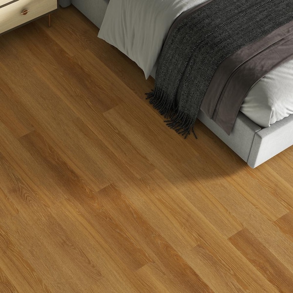 Polished Pro Honey Harmony 20 MIL x 6 in. W x 48 in. L Click Lock Waterproof Luxury Vinyl Plank (27.81 sq. ft./ctn)