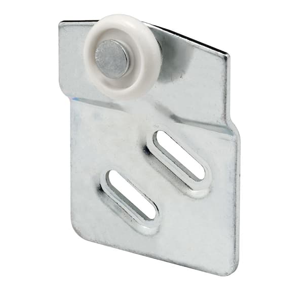 Prime-Line By-pass Closet Door Top-Hung Front Rollers and Brackets, Atlas (2-pack)