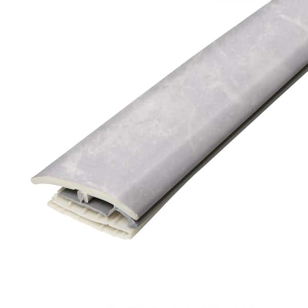 Glacier 0.31 in. T x 2 in. W x 78.7 in. L Vinyl 4-in-1 Molding