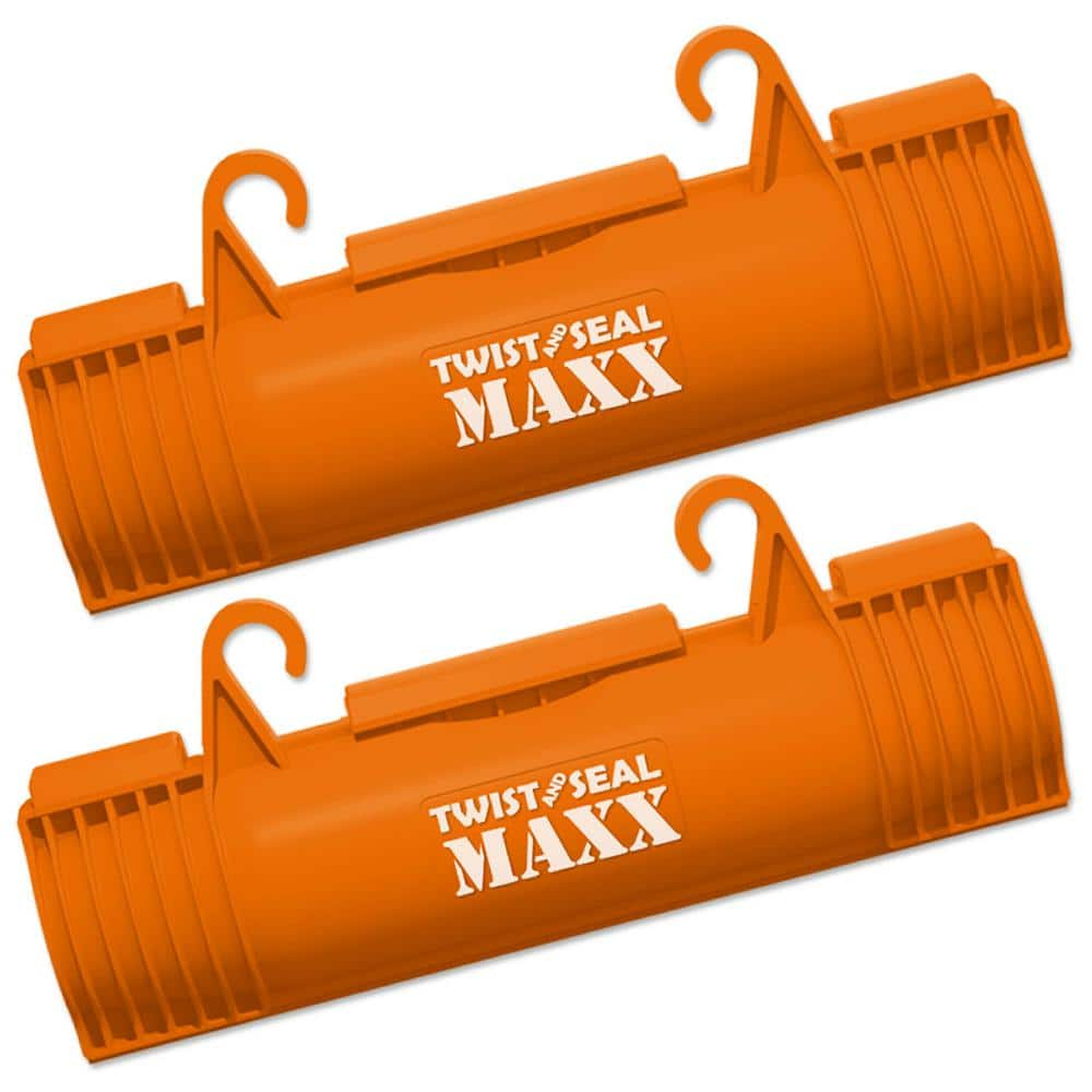 Twist And Seal Maxx Heavy Duty Extension Cord Cover And Plug Protection   Twist And Seal Extension Cord Accessories Tsmx O 2pk Pb 64 1000 