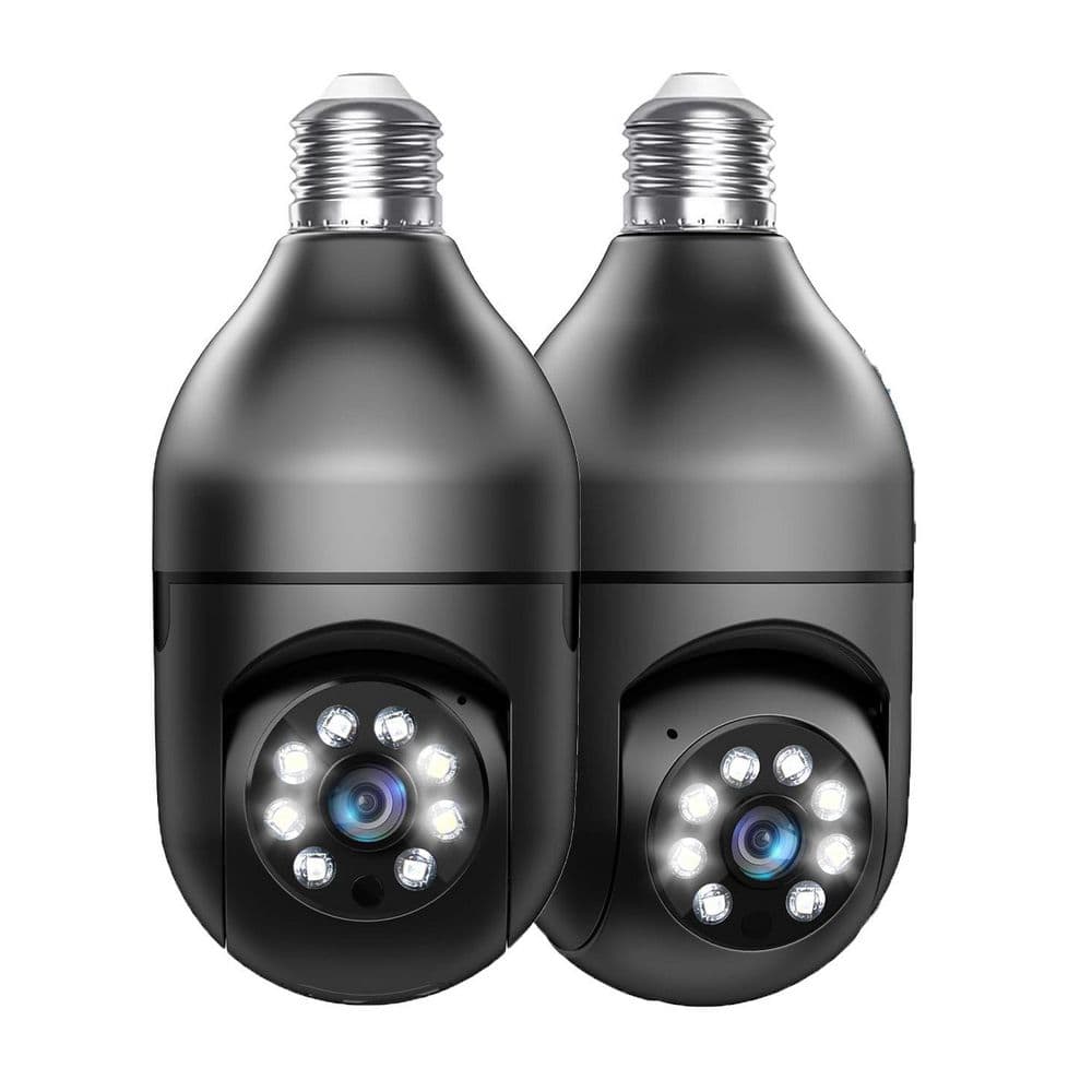 5G WiFi 2K Light Socket Security Camera, Screw-in Bulb, Motion Detection, Siren Alarm, 2-Way Audio, Color Night Vision price history on PriceWatchPro