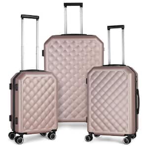 Big Cottonwood Nested Hardside Luggage Set in Elegant Rosegold, 3 Piece - TSA Compliant