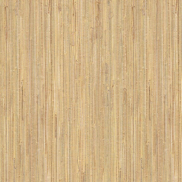 Kenneth James Daria Beige Grasscloth Peelable Roll Wallpaper (Covers 72 sq. ft.)