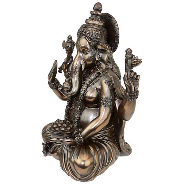 Design Toscano 11 in. The Lord Ganesh Sculpture Statue KY4610790