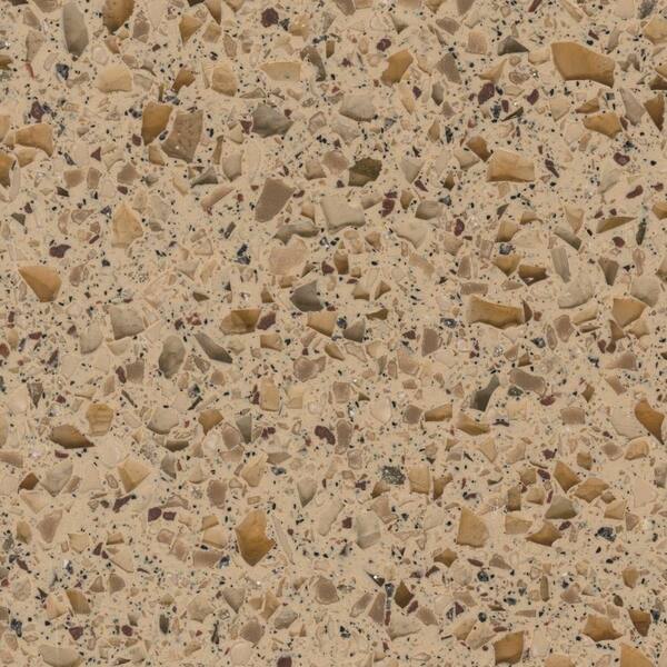 LG Hausys HI-MACS 2 in. x 2 in. Solid Surface Countertop Sample in Pluto