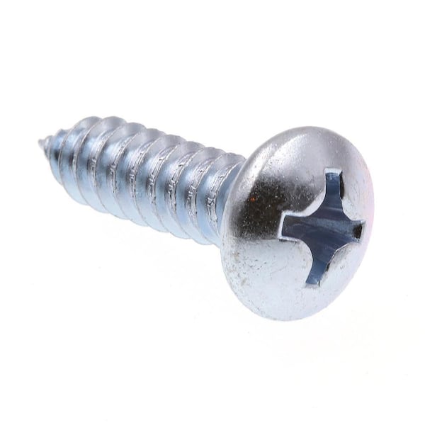 Prime-Line #14 x 7/8 in. Zinc Plated Steel Phillips Drive Pan Head Self-Tapping Sheet Metal Screws (100-Pack)