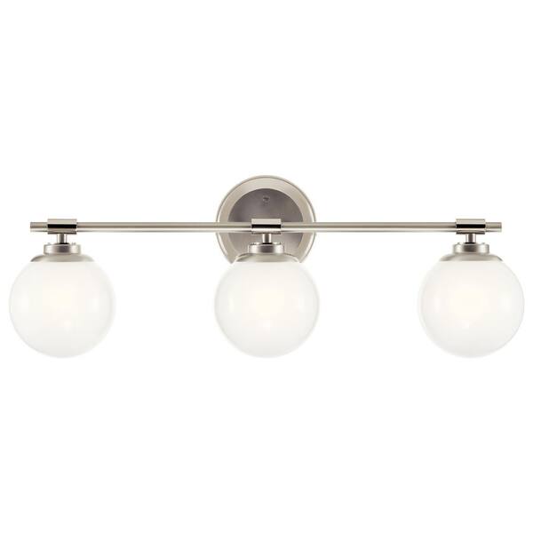 Kichler Jasper 24.5-in 3-Light Brass Modern/Contemporary Vanity Light