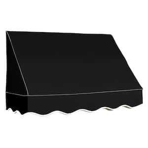 10.38 ft. Wide San Francisco Window/Entry Fixed Awning (16 in. H x 30 in. D) Black
