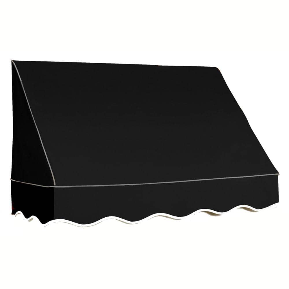 6.38 ft. San Francisco Fixed Awning 76.5 in. W x 24 in. H x 36 in. D Acrylic Fabric in Black price history on PriceWatchPro