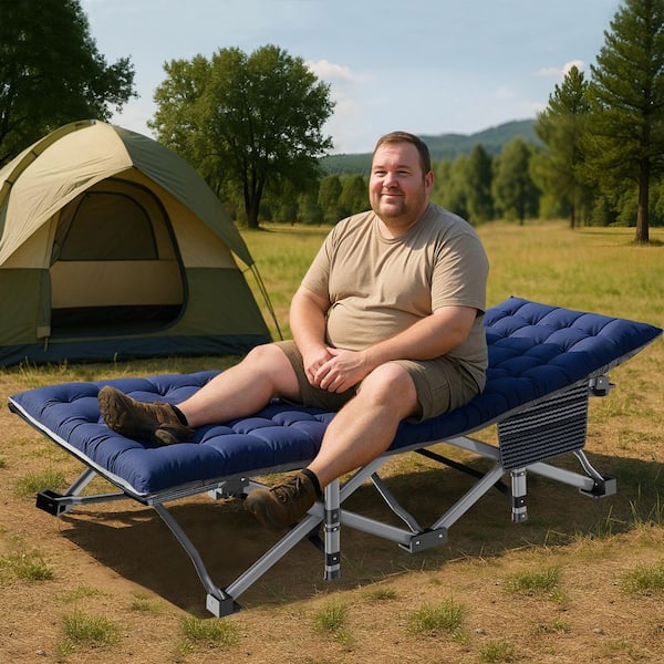 BOZTIY Oversize Folding Camping Cot, 78 in. L X 32 in. W Camp Cot