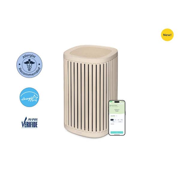 The Air Purifier 3-in-1, Ultra-Quiet, Medical Grade, True HEPA Filter, AHAM Verifide, Up to 975 Sq Ft, in Sand