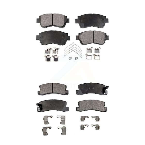 TEC Front Rear Ceramic Brake Pads Kit For Toyota Camry Lexus ES300 Celica KTC-100330