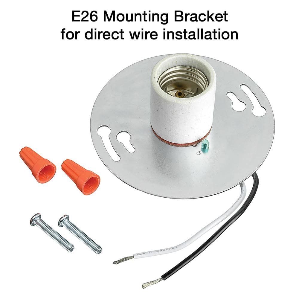 Brushed Nickel 7in LED Indoor/Outdoor Flush Mount Light