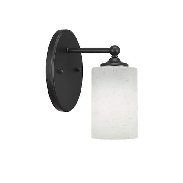 Unbranded Royale 1-Light Matte Black Wall Sconce