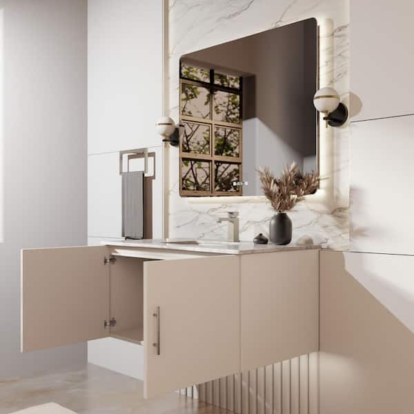 Lexora Geneva 36 in. W x 22 in. D x 19 in. H Bath Vanity Cabinet