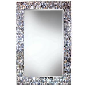 Reverie 42 in. H x 28 in. W Luster Mosaic Wall Mirror