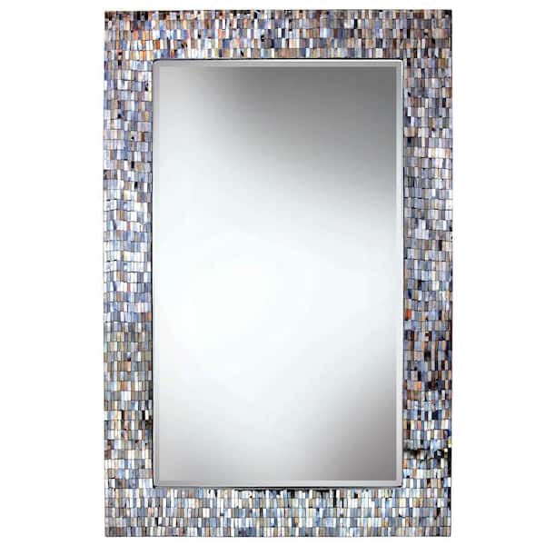 Kenroy Home Reverie 42 in. H x 28 in. W Luster Mosaic Wall Mirror