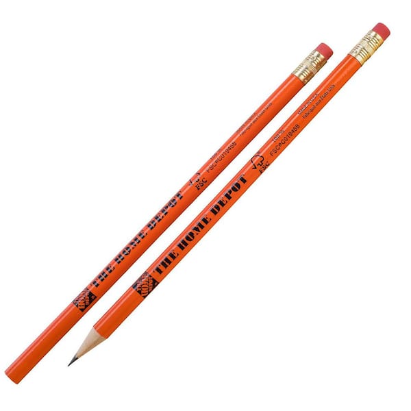 Carpenter Pencils Set, 1 Welders Pencil with 12 Pcs Round Silver
