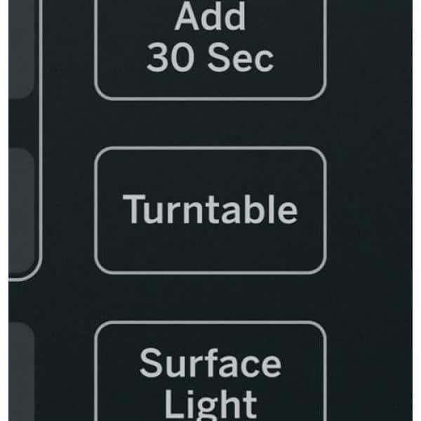 Black 30" Over-the-Range Microwave Oven with Built-in Exhaust