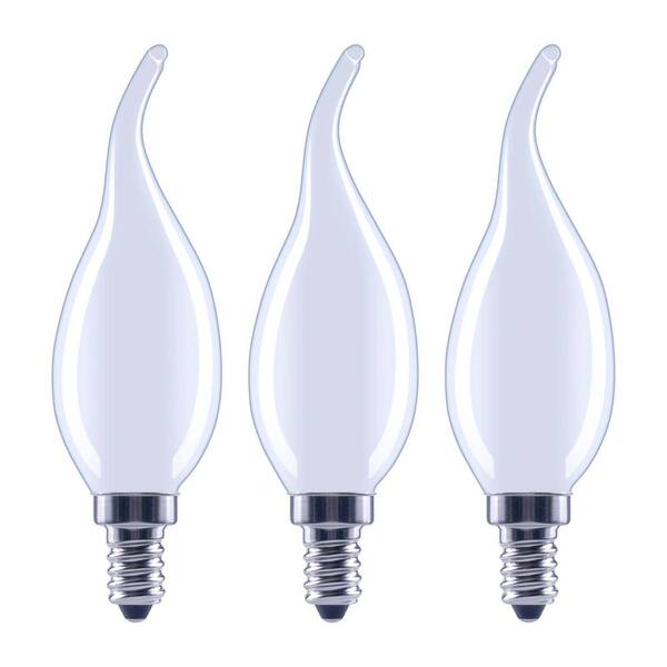 EcoSmart 60Watt Equivalent B11 Dimmable E12 Candelabra Bent Tip