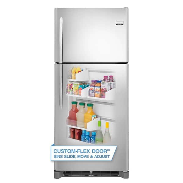 Frigidaire 20 cu. ft. Top Freezer Refrigerator in Smudge Proof Stainless Steel