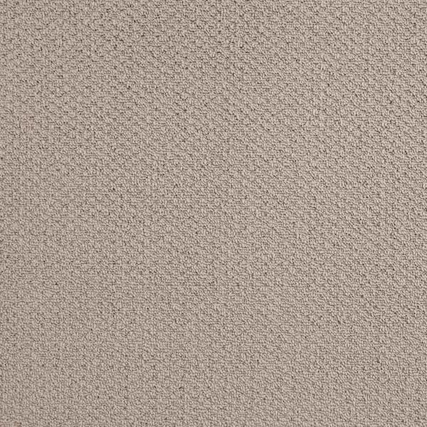 TrafficMaster Bayburn  - Treasure Chest - Brown 24 oz. Polyester Pattern Installed Carpet