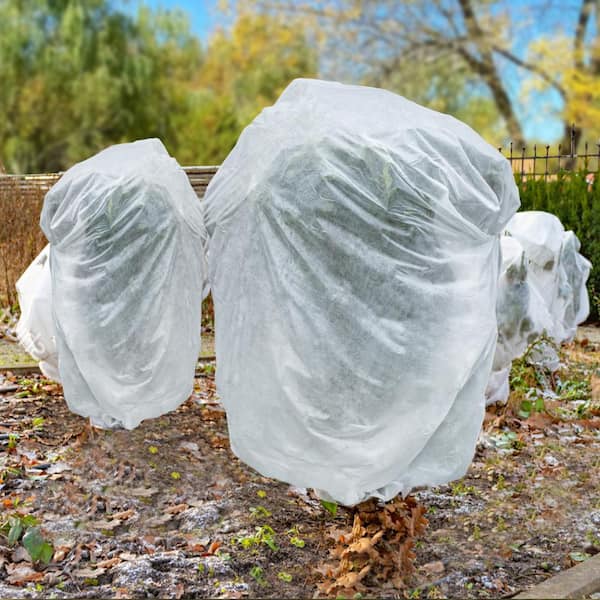 Agfabric 14 in. x 24 in. Warm Plant Cover Winter Protection Bag