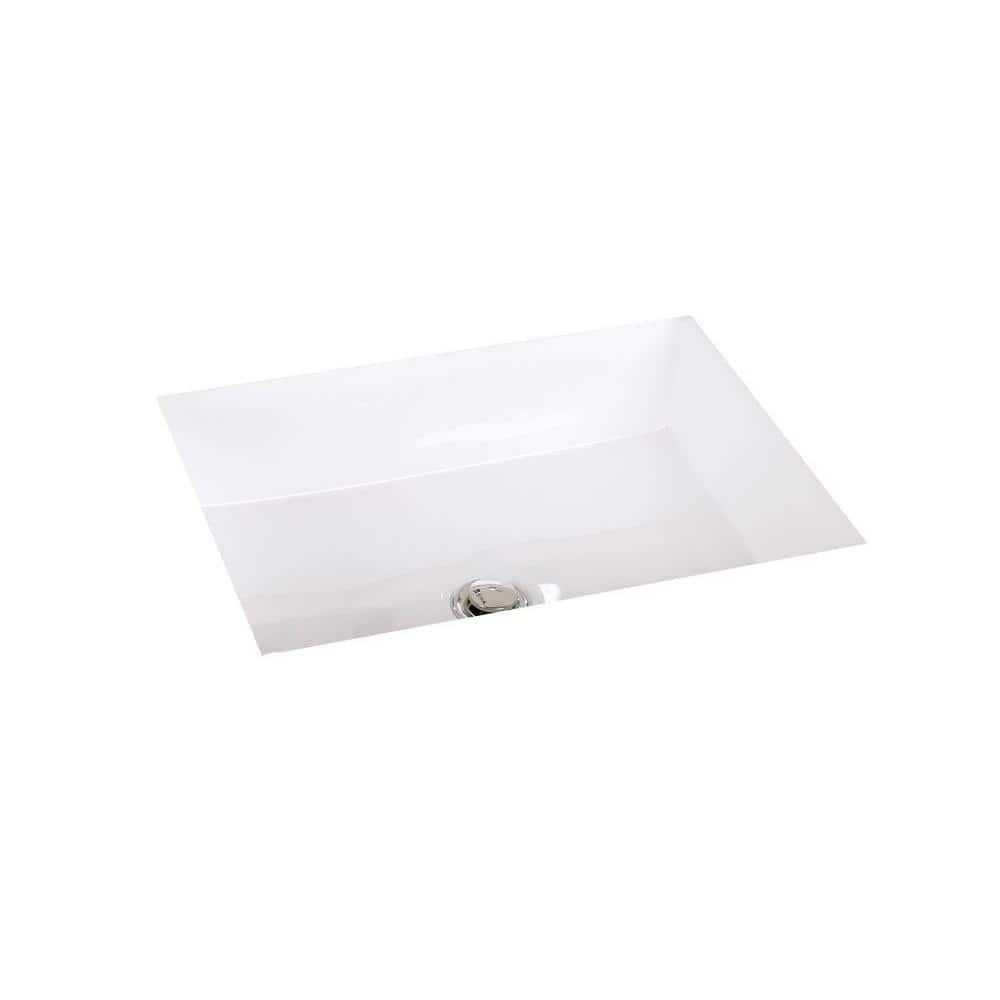 Filament Design Cantrio Undermount Bathroom Sink In Marble White Ps 101 The Home Depot