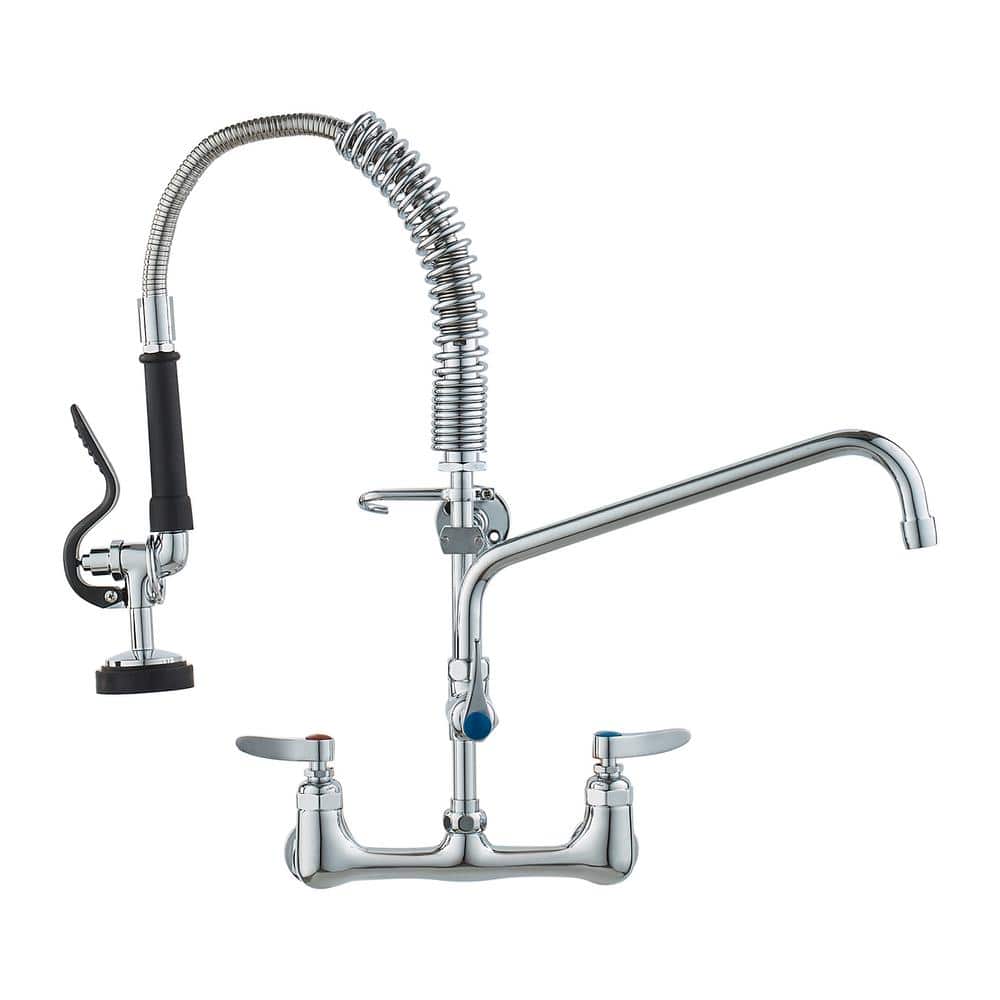 【21日までこの価格！】FAUCETWO PLUS【最短28日発送】 SKYSHALO Commercial Faucet 21 in. H, 8 in. Center 12 in. Double
