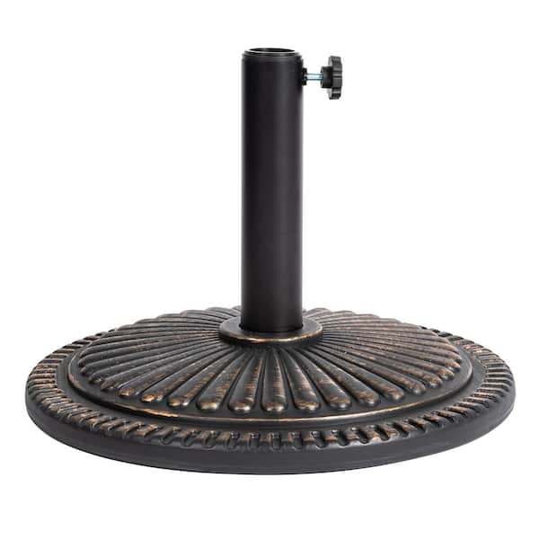LAUREL CANYON 22 lbs. Patio Umbrella Base in Bronze