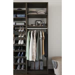 14 in. W D x 25.375 in. W x 84 in. H Bistro Medium Hanging Tower Wood Closet System